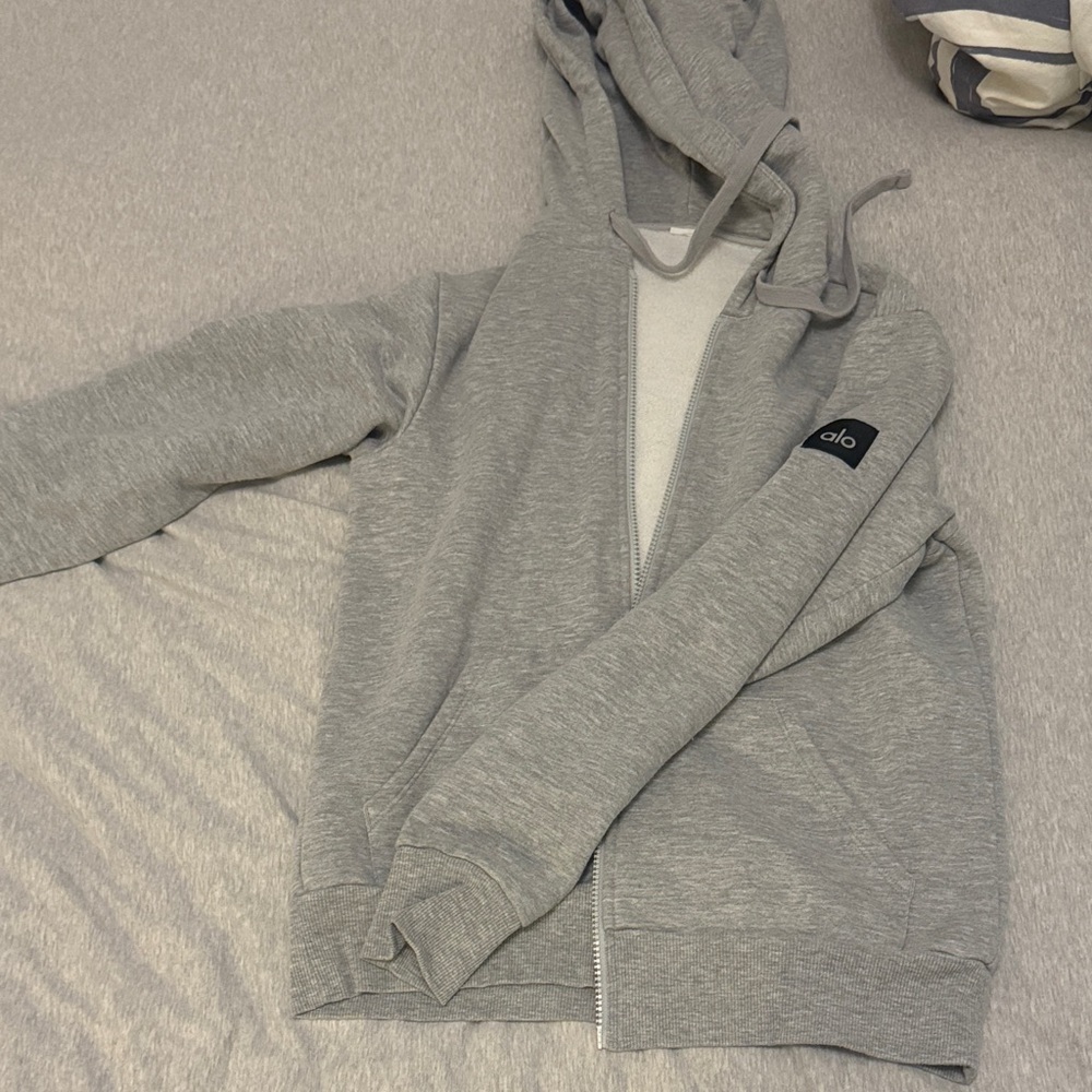 ALO Yoga Light Gray Hoodie